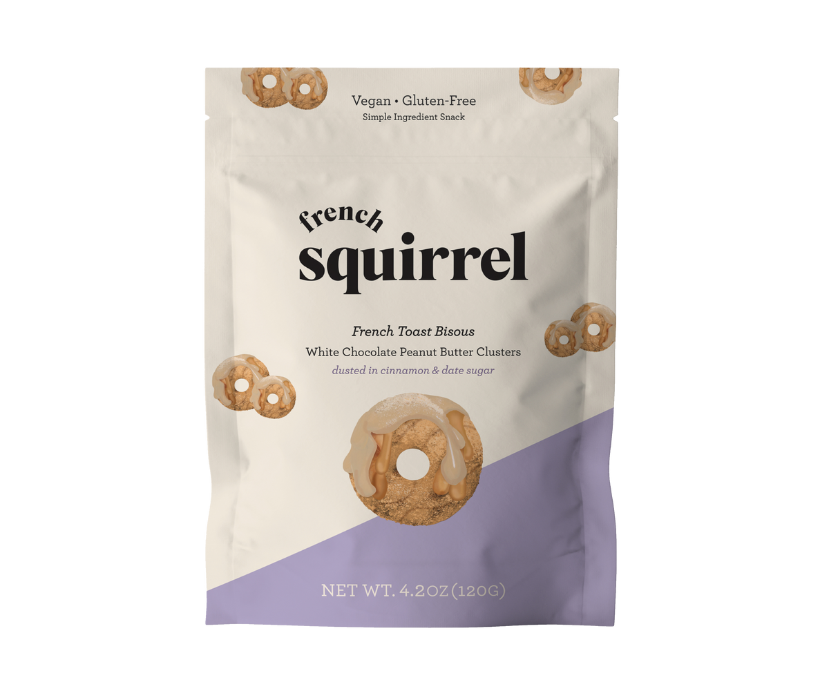 Bisous: French Toast Peanut Butter & Vegan White Chocolate-Coated Cere   French Squirrel
